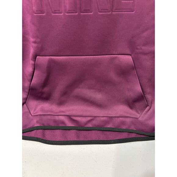 Nike Hoodie Therma Fit Jacket Womens Medium Purple Plum Strawberry Magenta EUC - Picture 4 of 5